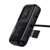 Baseus S-16 FM transzmitter, zenelejátszó, autós töltő, fekete