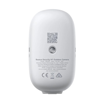 Baseus Security N1 2K kültéri biztonsági kamera, fehér