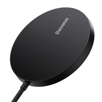 Baseus Simple Mini3 vezeték nélküli töltő 15W, Magnetic, fekete