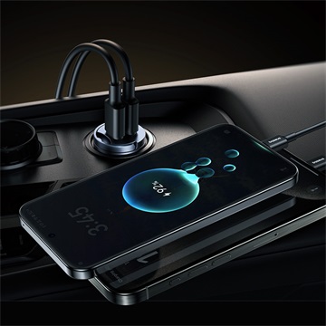 Baseus Tiny Star Mini autós gyorstöltő 30W, 2×USB Type-C