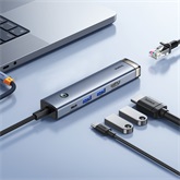 Baseus UltraJoy 5-Port HUB AIR dokkoló állomás, szürke