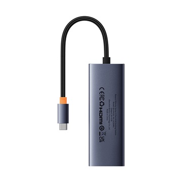 Baseus UltraJoy 5-Port HUB dokkoló állomás, szürke