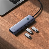 Baseus UltraJoy 5-Port HUB dokkoló állomás, szürke