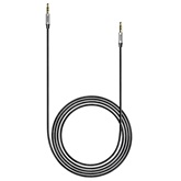 Baseus Yiven M30 3,5 mm jack sztereó audió kábel, 1,5 m, fekete/ezüst