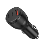 AVAX CC695 CARLY USB-C (PD 3.0) + USB-A (QC) 95W autós töltő, fekete
