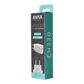 AVAX CH320 SPEEDY Hálózati fali töltő USB + Type C, 20W