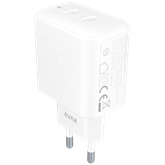 AVAX CH602W SPEEDY+ 2x Type C  (PD) 45W gyors hálózati töltő, fehér