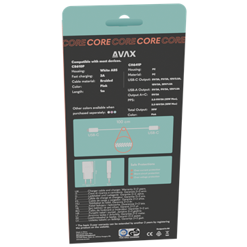 AVAX CH641P & CB610P – 30W GaN Gyorstöltő & 100W Mágneses USB-C Kábelcsomag
