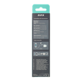 AVAX CH901W PRIME GaN gyors hálózati töltő 2x Type C, 67W, fehér