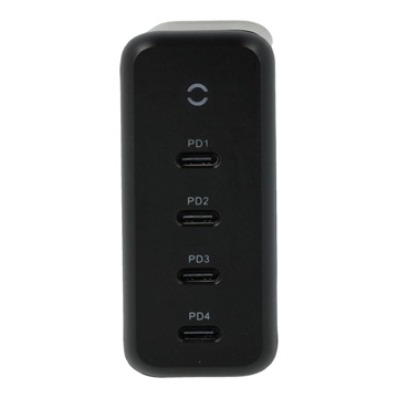 AVAX DC637 DESKY+ 4xType C (PD 3.0) 200W GaN gyorstöltő elosztó - Dobozsérült termék