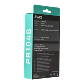 AVAX PB104B LIGHTY Type-C Powerbank 10.000mAh, fekete