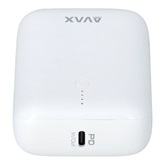 AVAX PB105W MINI PD/Type-C 20W gyorstöltő Powerbank 10.000mAh, fehér