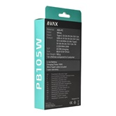 AVAX PB105W MINI PD/Type-C 20W gyorstöltő Powerbank 10.000mAh, fehér