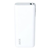 AVAX PB202W VITALITY PD/Type C 65W+QC 18W gyorstöltő Powerbank 20.000mAh, fehér