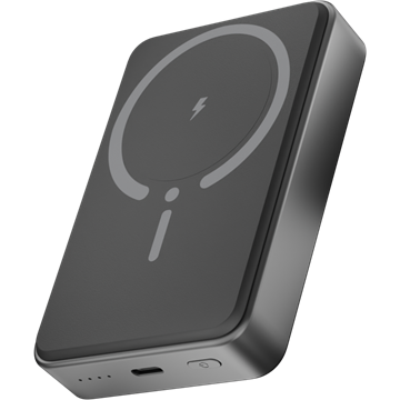 AVAX PB300 FREELY 15W Mágneses Vezeték nélküli Powerbank 10.000mAh + 20W USB-C (PD3.0), fekete