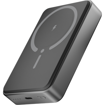 AVAX PB300 FREELY 15W Mágneses Vezeték nélküli Powerbank 10.000mAh + 20W USB-C (PD3.0), fekete