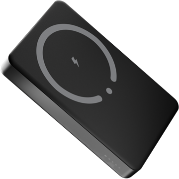 AVAX PB600 FREELY+ 15W Mágneses SLIM Vezeték nélküli Powerbank 10.000mAh + 20W USB-C (PD3.0), szürke