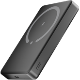 AVAX PB600 FREELY+ 15W Mágneses SLIM Vezeték nélküli Powerbank 10.000mAh + 20W USB-C (PD3.0), szürke