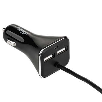 Akyga AK-CH-10 4xUSB 5V/9A45W autós töltő