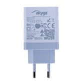 Akyga AK-CH-13  USB-A +USB-C PD 5-12V / max. 3A 36WQuick Charge 3.0 hálózati töltő