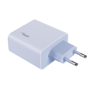 Akyga AK-CH-14 USB-A + USB-CPD 5-20V / max. 3A 45W QuickCharge 3.0 hálózati töltő