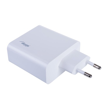 Akyga AK-CH-15  USB-A + USB-CPD 5-20V / max. 3.25A 65W Quick Charge 3.0 hálózati töltő