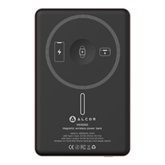 Alcor MS10000 Qi2 vezeték nélküli vésztöltő / külső akkumulátor 10000 mAh, 20 W - rózsa arany