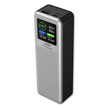Alcor SK10P vésztöltő / külső akkumulátor 20000 mAh, 100 W – szürke