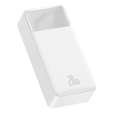 Baseus Bipow gyorstöltő powerbank 30000 mAh, 20W display-el, kábellel