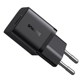 Baseus GaN5 Mini hálózati gyorstöltő 25W, USB Type-C, fekete + 100W USB Type-C, 1m kábel