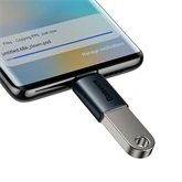 Baseus Ingenuity Mini USB Type-C – USB Type-A OTG adapter, kék