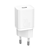 Baseus Super Si hálózati gyorstöltő 20W, USB Type-C, fehér