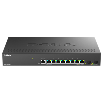 D-Link 8-Port 2.5G Multi-Gigabit fémházas Asztali Switch, menedzselhető