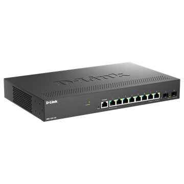 D-Link 8-Port 2.5G Multi-Gigabit fémházas Asztali Switch, menedzselhető