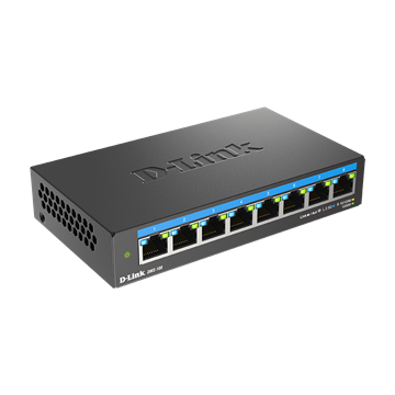 D-Link 8-Port 2.5G Multi-Gigabit fémházas Asztali Switch