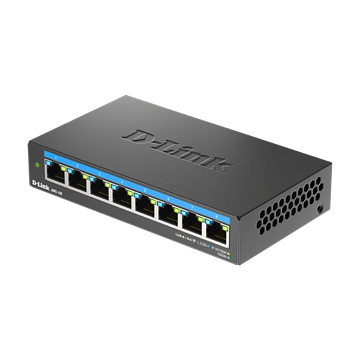 D-Link 8-Port 2.5G Multi-Gigabit fémházas Asztali Switch