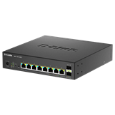 D-Link 8-Port 2.5G Multi-Gigabit fémházas PoE Asztali Switch(max. 120W)