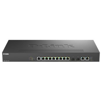 D-Link 8-Port 2.5G Multi-Gigabit fémházas PoE Asztali Switch(max. 240W)