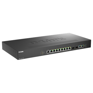 D-Link 8-Port 2.5G Multi-Gigabit fémházas PoE Asztali Switch(max. 240W)