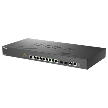 D-Link 8-Port 2.5G Multi-Gigabit fémházas PoE Asztali Switch(max. 240W)