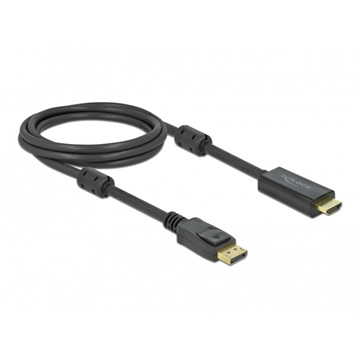 Aktív DisplayPort 1.2 - HDMI kábel 4K 60 Hz 2 méter hosszú