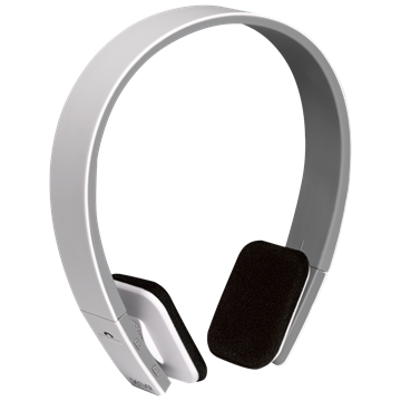 Denver BTH-204W vezeték nélküli Bluetooth fejhallgató, fehér