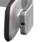 Denver BTH-204W vezeték nélküli Bluetooth fejhallgató, fehér