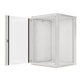 Dobozsérült Lanberg 19" fali rack szekrény 18U/600X600 lapraszerelt, szürke V2