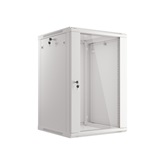 Dobozsérült Lanberg 19" fali rack szekrény 18U/600X600 lapraszerelt, szürke V2