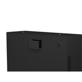 Dobozsérült Lanberg 19" fali rack szekrény 6U+3U/540X200, alacsony profilú, összeszerelt, fekete