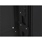 Dobozsérült Lanberg 19" fali rack szekrény 6U+3U/540X200, alacsony profilú, összeszerelt, fekete