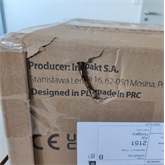Dobozsérült Lanberg 19" fali rack szekrény 6U+3U/540X200, alacsony profilú, összeszerelt, fekete