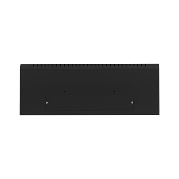 Dobozsérült Lanberg 19" fali rack szekrény 6U+3U/540X200, alacsony profilú, összeszerelt, fekete