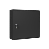 Dobozsérült Lanberg 19" fali rack szekrény 6U+3U/540X200, alacsony profilú, összeszerelt, fekete